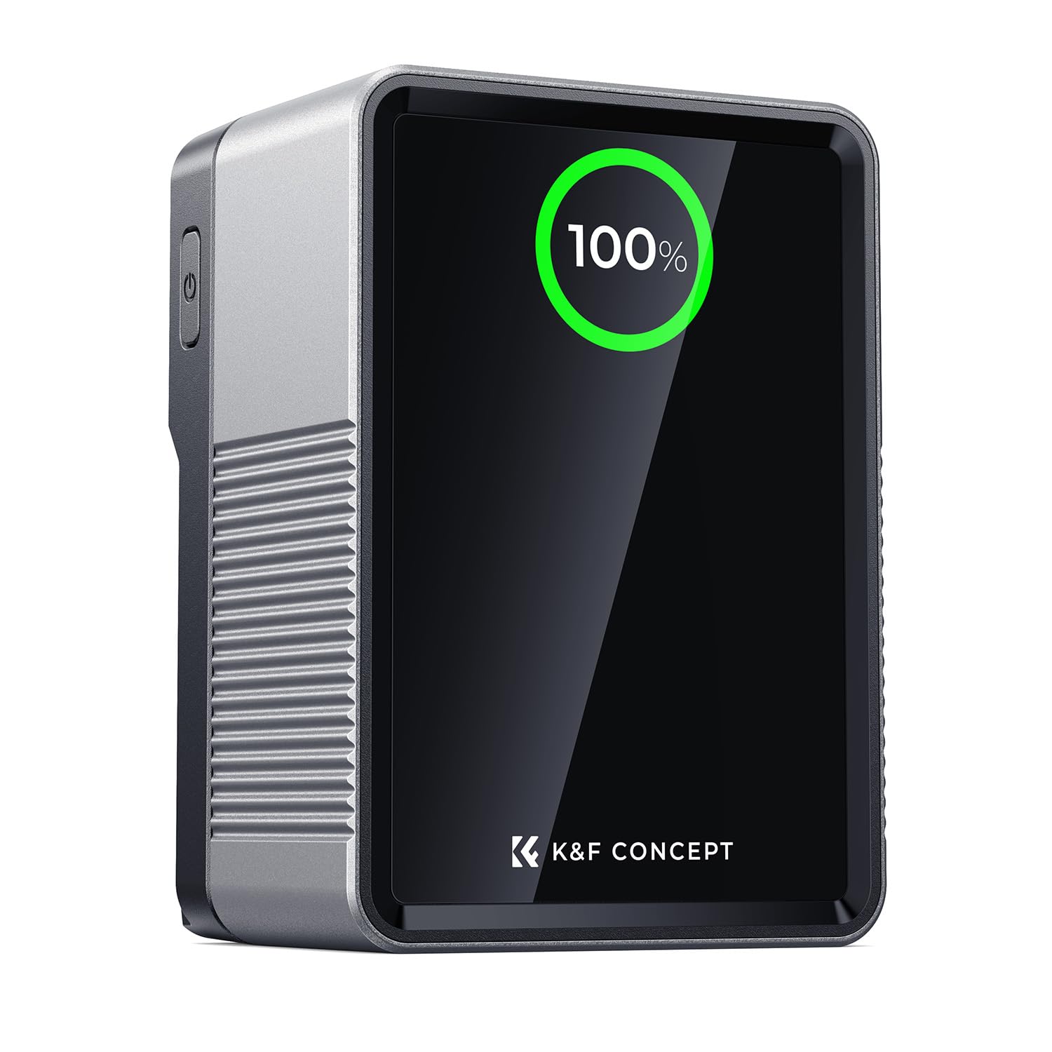 K&F CONCEPT V Mount Batería 99Wh con PD100W Carga Rápida 14,8V/6700mAh Mini V-Mount Batería con D-Tap, DC, Dual USB-C, USB-A, Pantalla TFT para Cámara, Videocámara, Monitor, Luz de Video, KF-V99 Pro