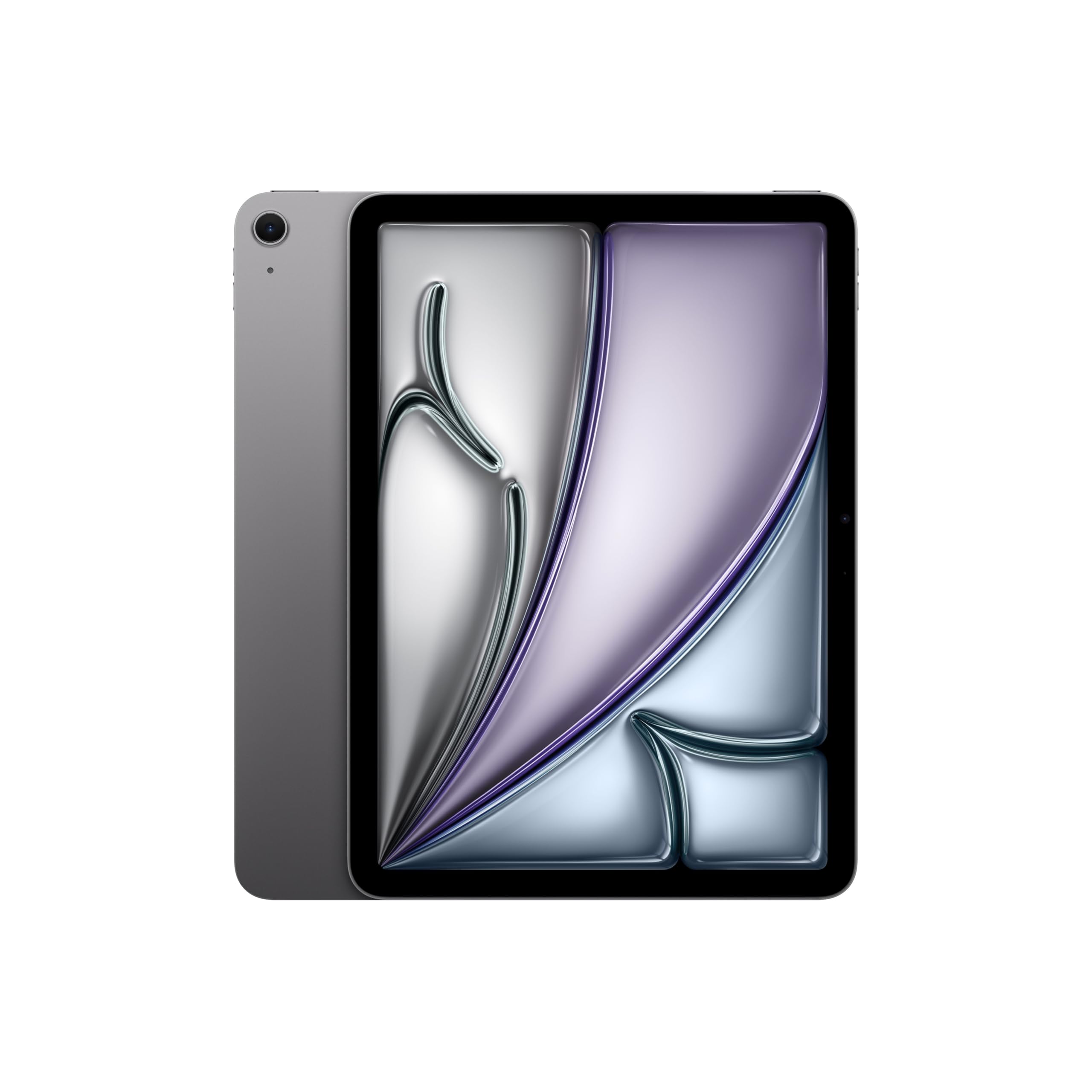 Apple iPad Air de 11 pulgadas (M4): pantalla Liquid Retina, 128 GB, cámara frontal/trasera de 12 MP, Wi-Fi 7 con Apple N1, Touch ID, batería que dura todo el día, gris espacial