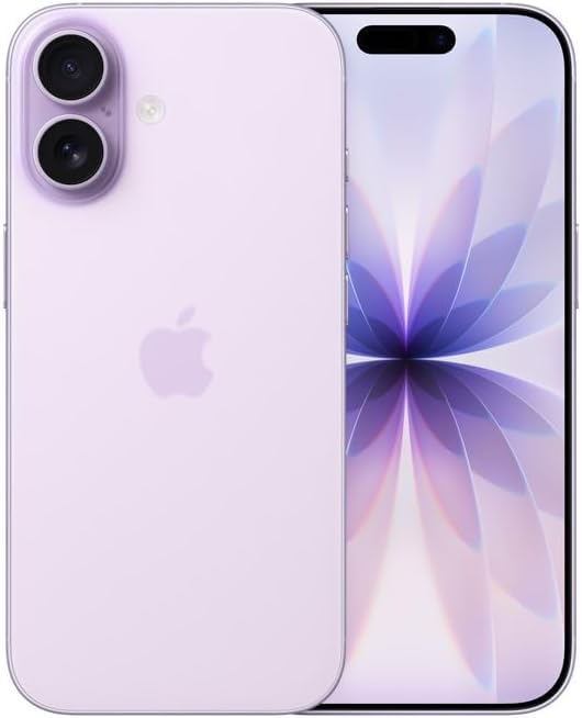 Apple iPhone 17, versión estadounidense, 256 GB, eSIM, lavanda para AT&T (renovado)