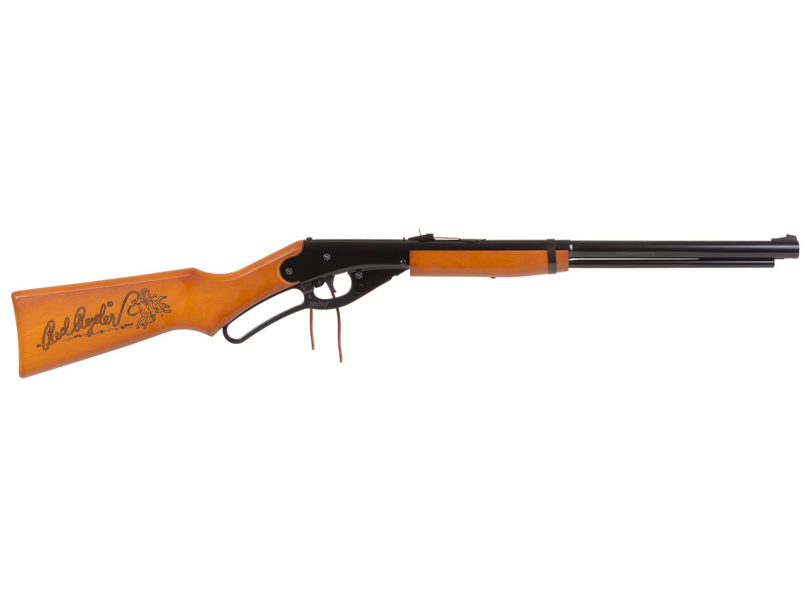 Daisy, rifle de pistola BB Ryder rojo para adultos, rifle de aire 177, acción de aire de resorte de amartillado con palanca, calibre 177 4, BB de 5 mm, cañón de acero de ánima lisa, calibre 177, 991938-116