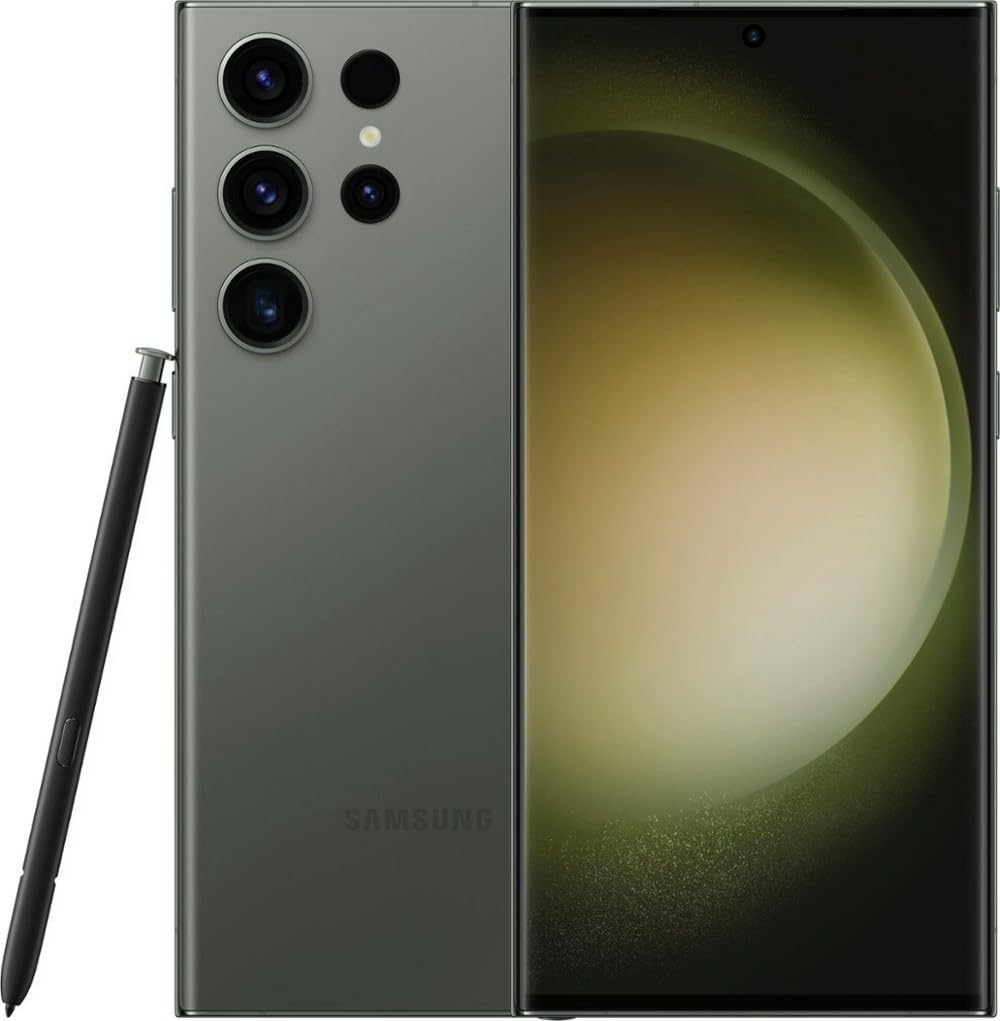 Samsung Galaxy S23 Ultra 5G, versión EE. UU., 256 GB, verde - Desbloqueado (renovado)