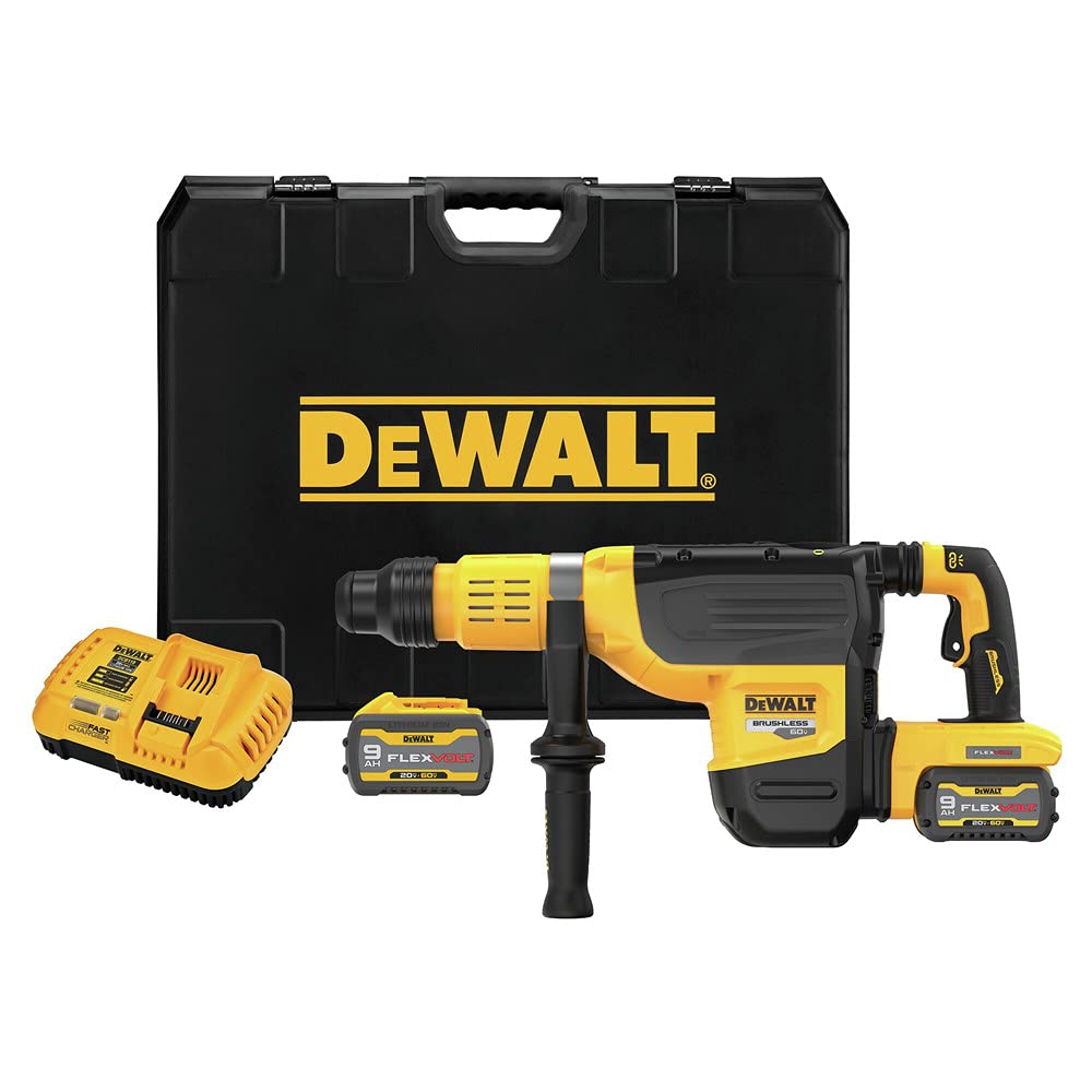 DEWALT DCH775X2 60V MAX* 2 pulgadas, kit de martillo perforador combinado SDS MAX sin escobillas