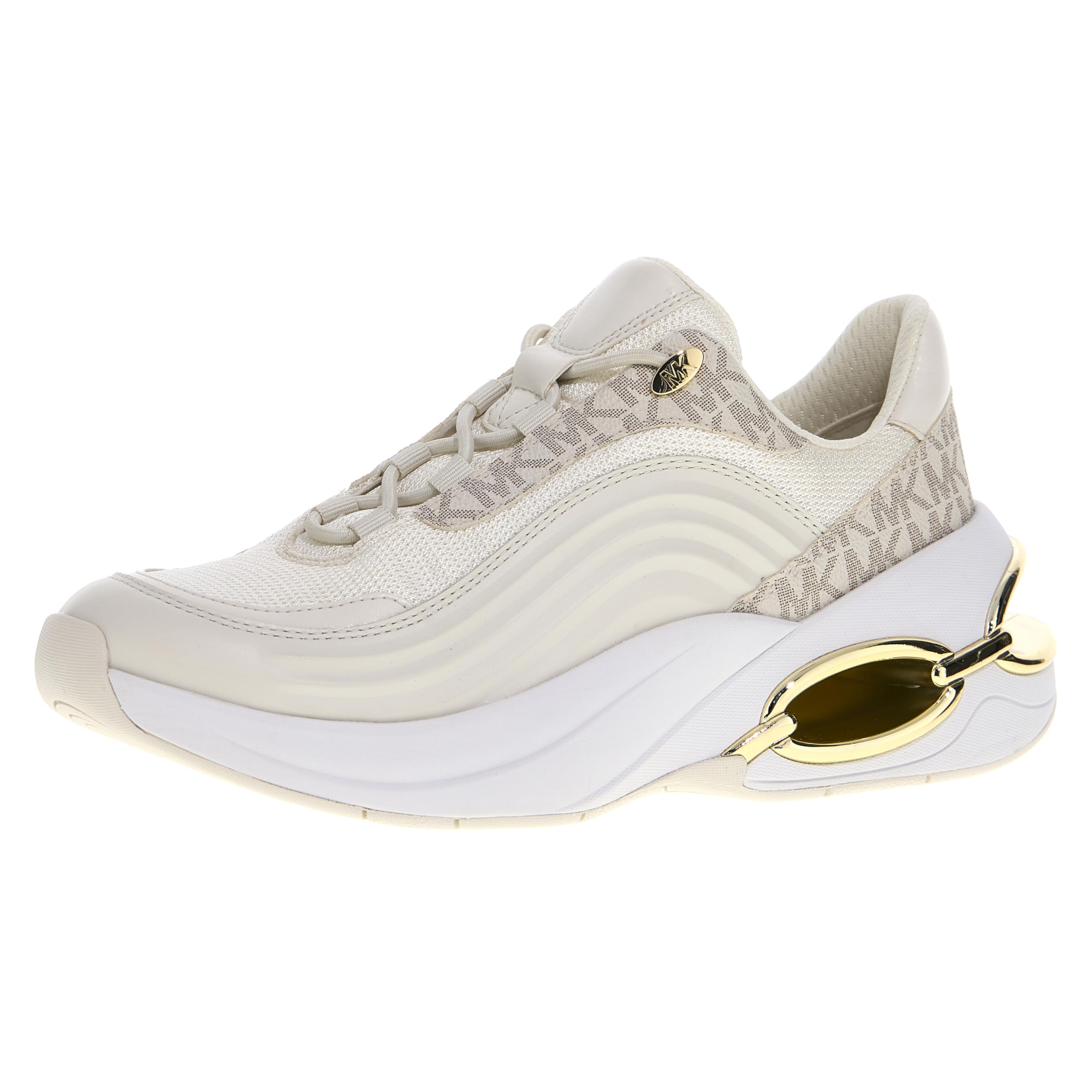 Michael Kors Mujer Toni Slip-On Trainer Vainilla Multi 7,5 Mediano