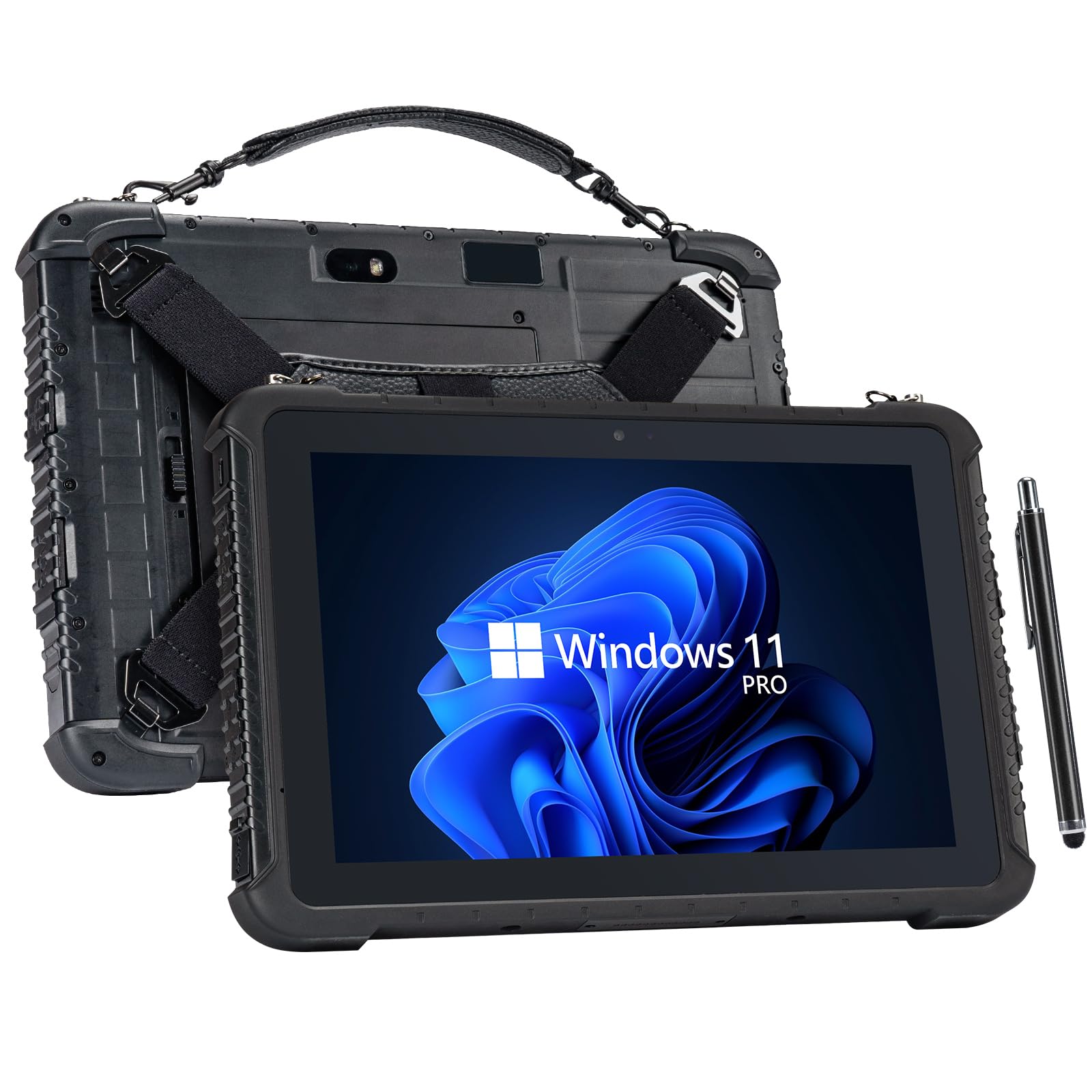 MUNBYN Tableta robusta IRT08, tableta Windows de 10,1 pulgadas, Windows 11 Pro, 8GB+128GB, Intel N5100, legible a la luz del sol, 4G LTE GPS, PC de trabajo industrial para exteriores, BT5,1 Wi-Fi, protección 2Y